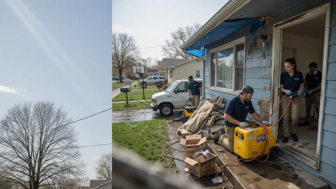 Basement Flood Cleanup in Mantua, OH near me